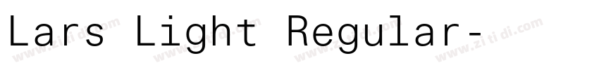 Lars Light Regular字体转换 Lars Light Regular字体转换